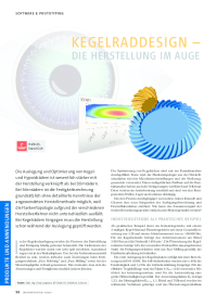 Kegelraddesign - Die Herstellung im Auge