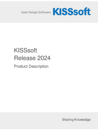 Technical Product description KISSsoft Release 2024