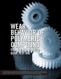 Wear Behavior of Polymeric Compound Using a New Plastic Gear Test Rig