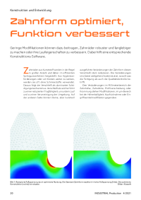 Zahnform optimiert, Funktion verbessert