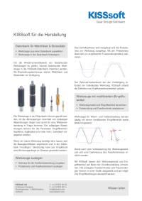 KISSsoft für die Herstellung