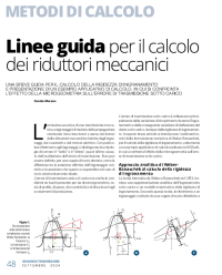 Linee guida per il calcolo dei riduttori meccanici