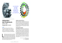 Intégration des roulements dans les logiciels CAO