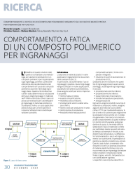 Comportamento a fatica di un composto polimerico per ingranaggi