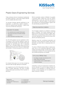 Plastic Gears Engineering